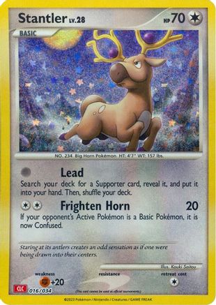 Stantler (016) [Trading Card Game Classic] Holofoil - Classic Collection