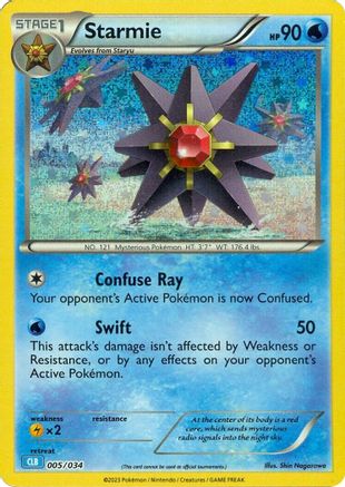 Starmie (005) [Trading Card Game Classic] Holofoil - Classic Collection