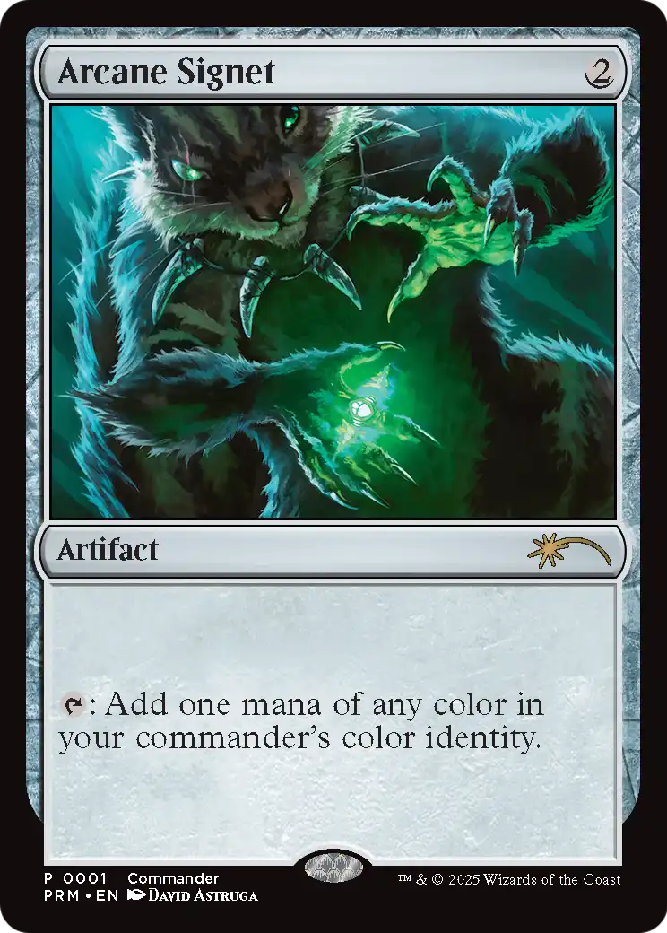 Arcane Signet (CommandFest 2025) (MFP-001) [MagicFest Cards] Foil