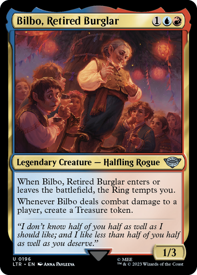 Bilbo, Retired Burglar (LTR-196) [The Lord of the Rings: Tales of Middle-earth] Foil