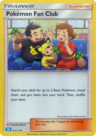 Pokemon Fan Club (CLB) (024) [Trading Card Game Classic] Holofoil - Classic Collection