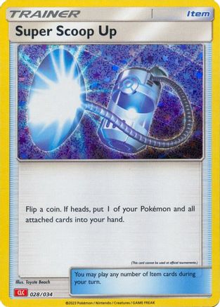 Super Scoop Up (028/034) [Trading Card Game Classic] Holofoil - Classic Collection
