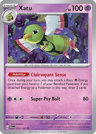 Xatu (Non-Holo) (072/182) [Deck Exclusives] - Rare