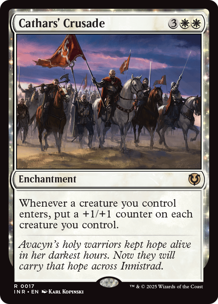 Cathars' Crusade (INR-017) [Innistrad Remastered] Foil