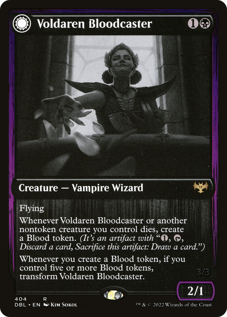Voldaren Bloodcaster (DBL-404) [Innistrad: Double Feature]