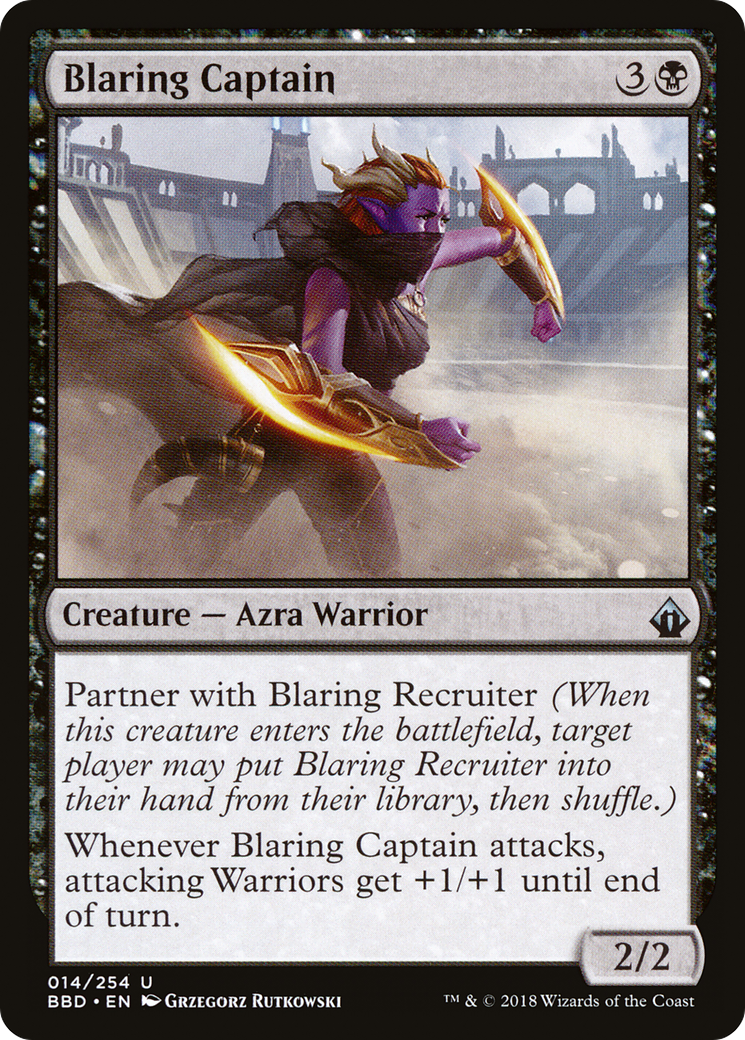 Blaring Captain (BBD-014) [Battlebond] Foil