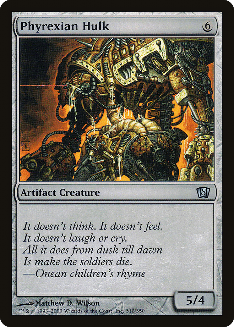 Phyrexian Hulk (8ED-310) [8th Edition]