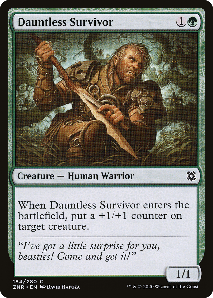 Dauntless Survivor (ZNR-184) [Zendikar Rising]