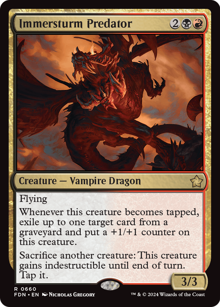 Immersturm Predator (FDN-660) [Foundations]