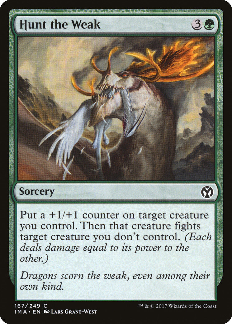 Hunt the Weak (IMA-167) [Iconic Masters] Foil