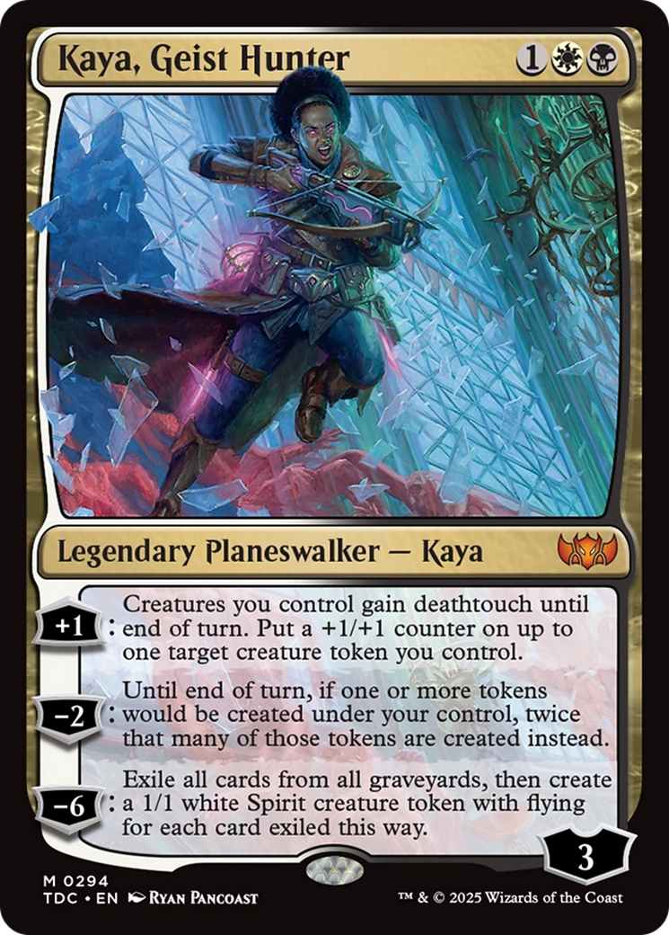 Kaya, Geist Hunter (TDC-294) [Commander: Tarkir: Dragonstorm]