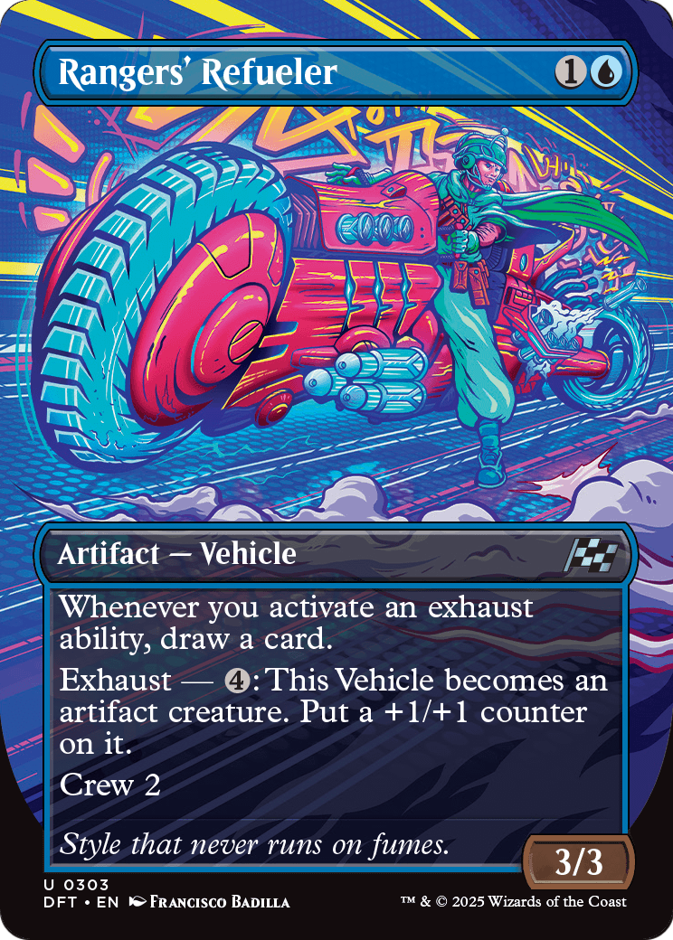 Rangers' Refueler (Borderless) (DFT-303) [Aetherdrift] Foil