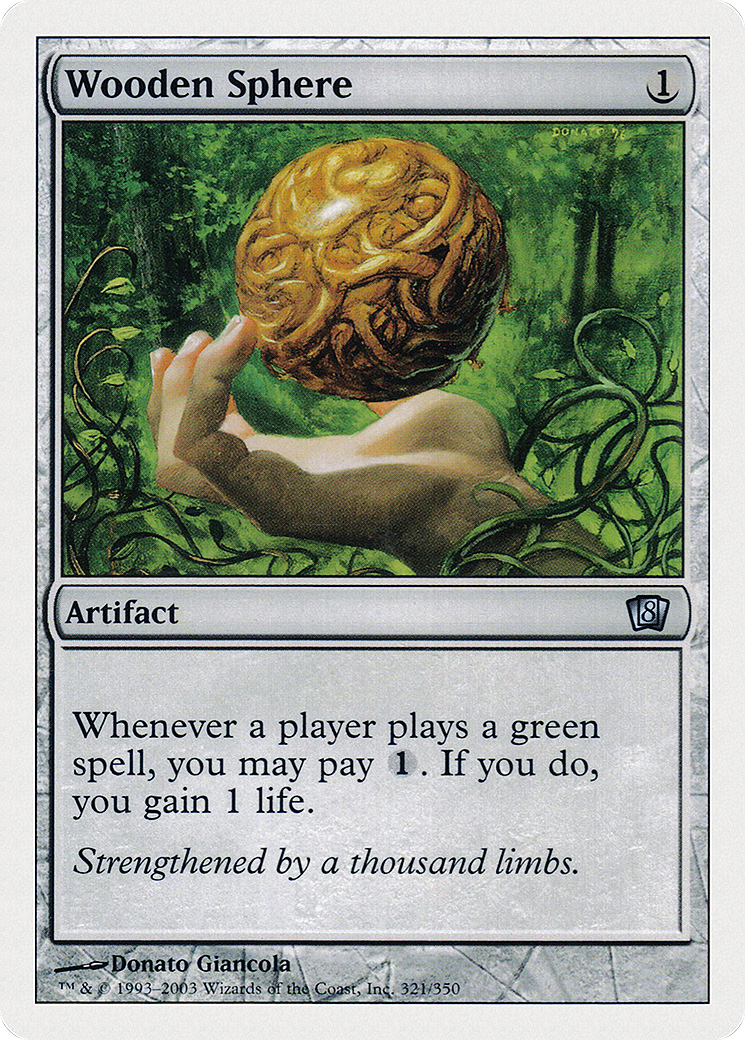 Wooden Sphere (8ED-321) [8th Edition]