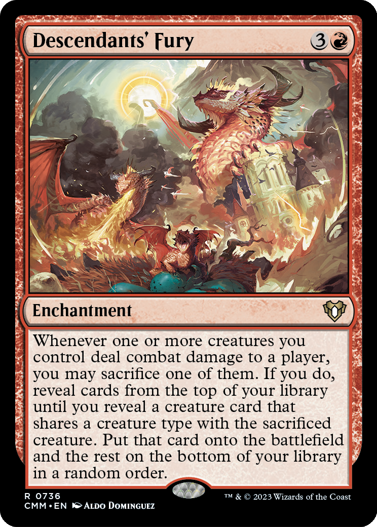 Descendants' Fury (CMM-736) [Commander Masters]