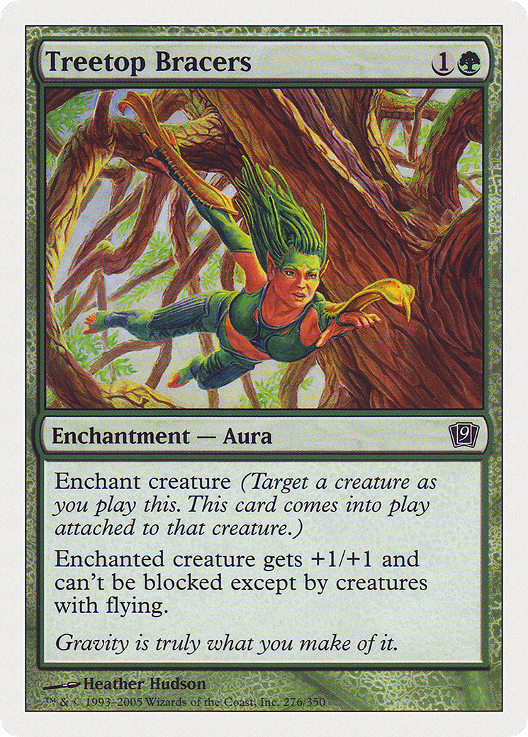 Treetop Bracers (9ED-276) [9th Edition] Foil