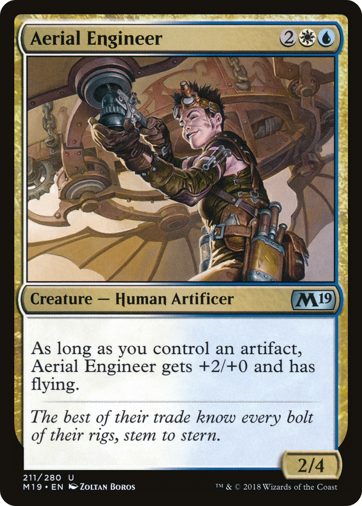 Aerial Engineer (M19-211) [Core Set 2019] Foil