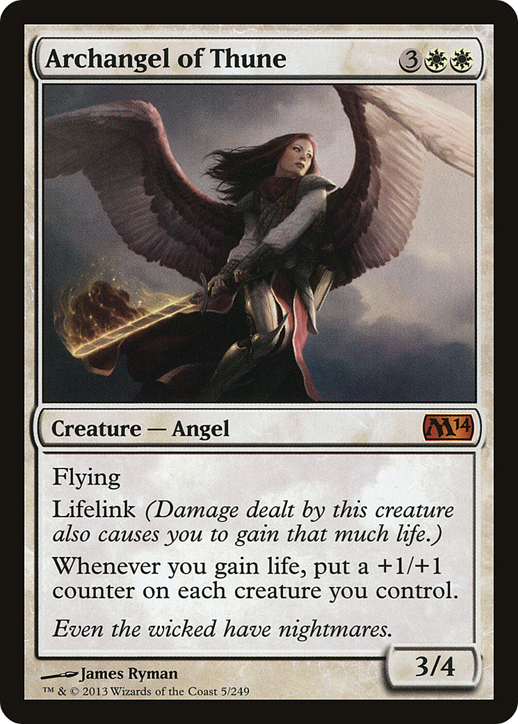 Archangel of Thune (M14-005) [Magic 2014] Foil