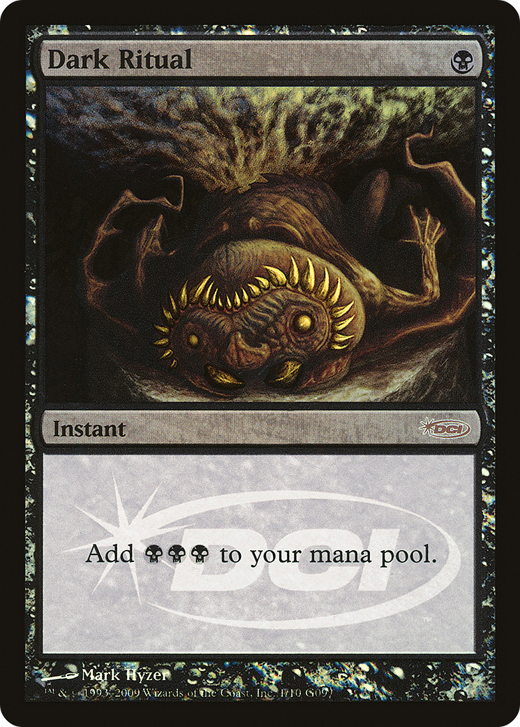 Dark Ritual (JDG-001) [Judge Gift Cards 2009] Foil