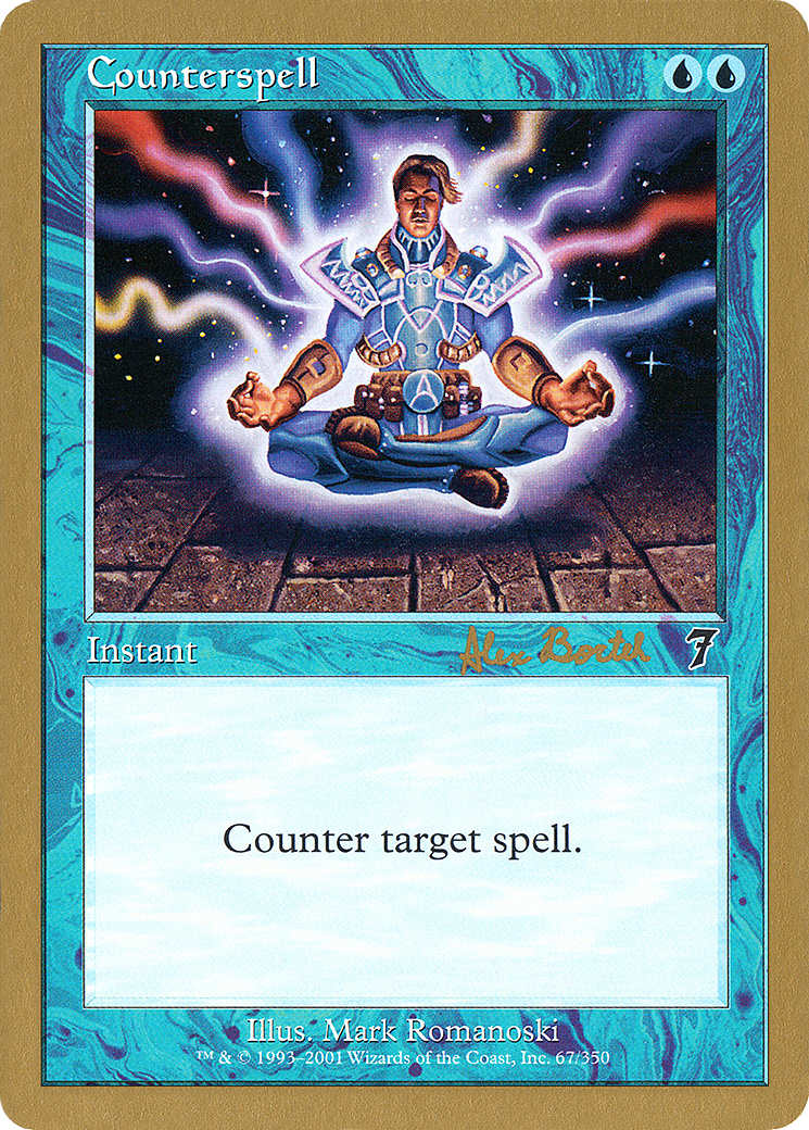 Counterspell - 2001 Alex Borteh (7ED) [World Championship Decks 2001]
