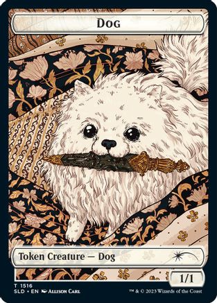 Dog // Cat Double-Sided Token (SLD-1516 // 1517) [Secret Lair Drop Series] Foil