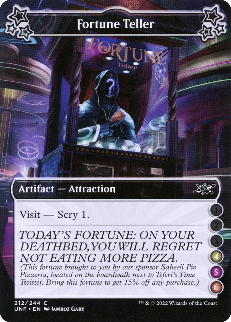 Fortune Teller (4-5-6) (UNF-212) [Unfinity] Foil