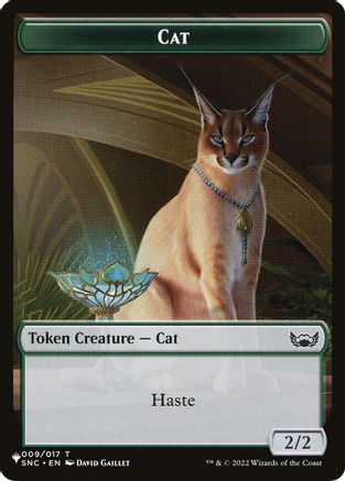 Cat (009) // Rat Double-Sided Token (LIST-9 // 3) [The List Reprints]
