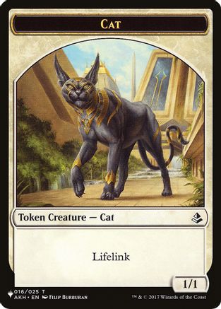 Cat (016) // Citizen Double-Sided Token (LIST-16 // 12) [The List Reprints]