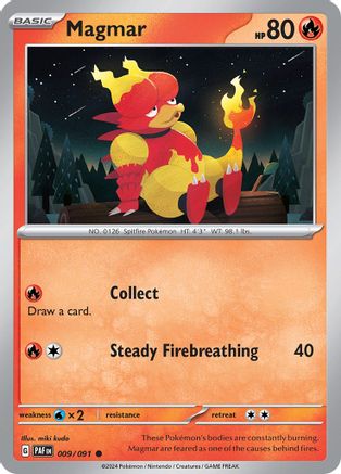 Magmar (009) [SV Paldean Fates] - Common