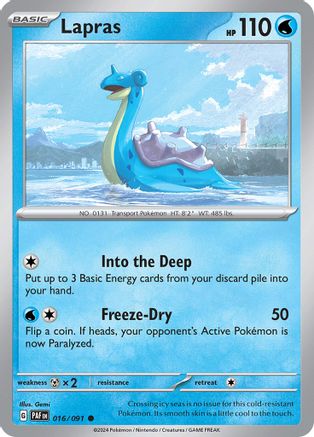 Lapras (016) [SV Paldean Fates] - Common