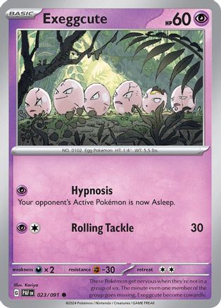 Exeggcute (023) [SV Paldean Fates] Reverse Holofoil - Common