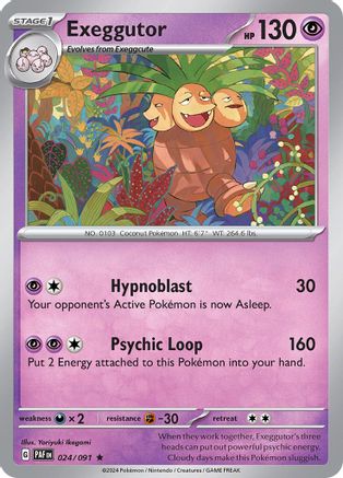 Exeggutor (024) [SV Paldean Fates] Holofoil - Rare