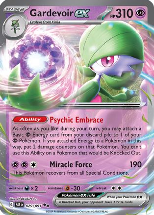Gardevoir ex (029/091) [SV Paldean Fates] Holofoil - Double Rare