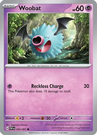 Woobat (032) [SV Paldean Fates] - Common
