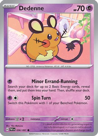 Dedenne (036) [SV Paldean Fates] - Common
