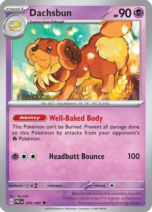 Dachsbun (039/091) [SV Paldean Fates] - Uncommon
