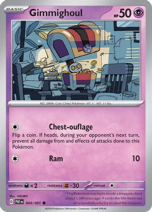 Gimmighoul (044) [SV Paldean Fates] Reverse Holofoil - Common