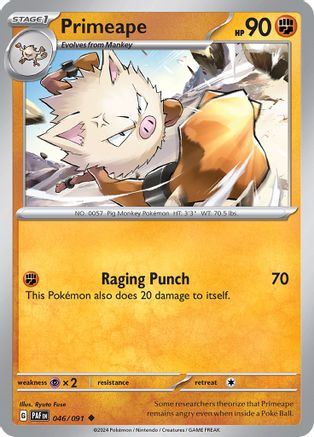 Primeape (046/091) [SV Paldean Fates] - Uncommon