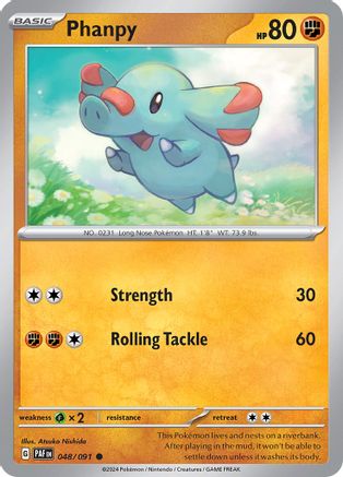 Phanpy (048) [SV Paldean Fates] Reverse Holofoil - Common