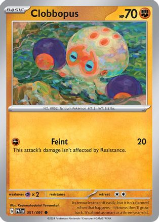 Clobbopus (051) [SV Paldean Fates] Reverse Holofoil - Common