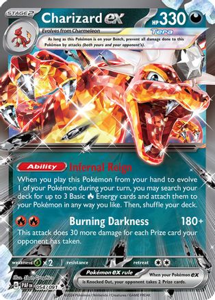 Charizard ex (054/091) [SV Paldean Fates] Holofoil - Double Rare