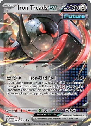 Iron Treads ex (066) [SV Paldean Fates] Holofoil - Double Rare