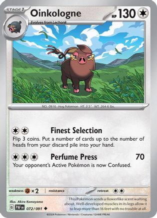Oinkologne (072) [SV Paldean Fates] - Uncommon