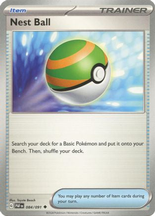 Nest Ball (084) [SV Paldean Fates] Reverse Holofoil - Uncommon