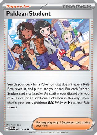 Paldean Student (086/091) [SV Paldean Fates] - Common