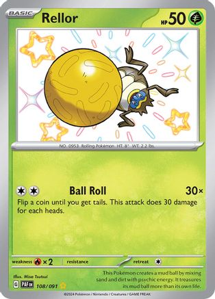Rellor (108) [SV Paldean Fates] Holofoil - Shiny Rare