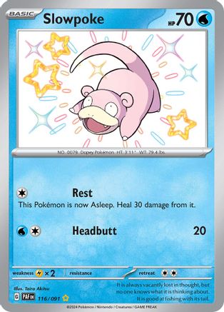 Slowpoke (116) [SV Paldean Fates] Holofoil - Shiny Rare