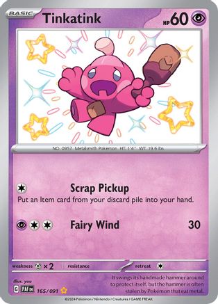 Tinkatink (165) [SV Paldean Fates] Holofoil - Shiny Rare