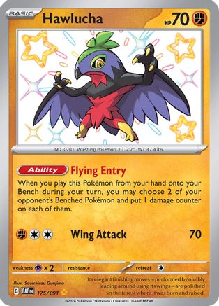 Hawlucha (175) [SV Paldean Fates] Holofoil - Shiny Rare