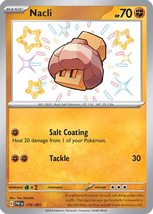 Nacli (176/091) [SV Paldean Fates] Holofoil - Shiny Rare