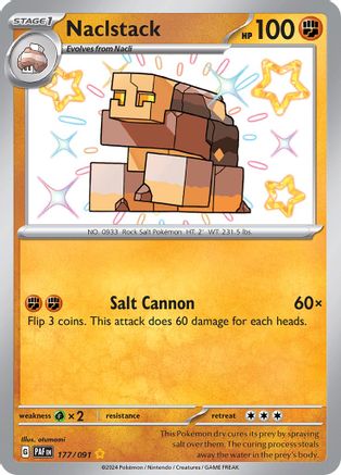 Naclstack (177) [SV Paldean Fates] Holofoil - Shiny Rare